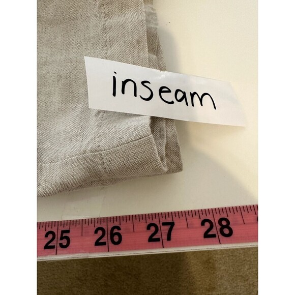 JM Collection Womans Linen Trousers Size XL Beachy Lagenlook Quiet Luxury Vacay - Picture 6 of 13